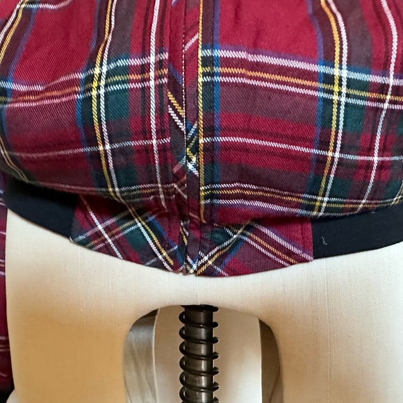 Sanctuary lined plaid zip up jacket. Size small - Picture 6 of 9